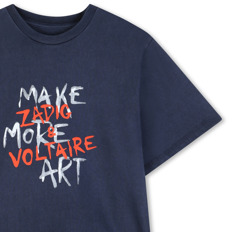 KURZ&Auml;RMELIGES T-SHIRT ZADIG & VOLTAIRE 
                        JUNGE