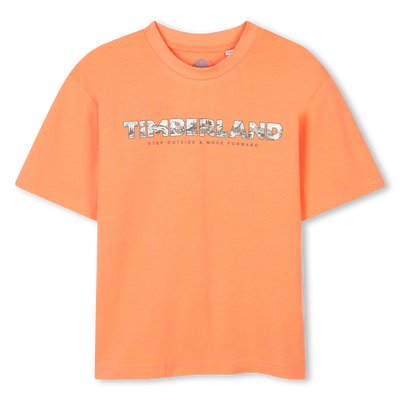 Lockeres T-Shirt aus Jersey TIMBERLAND JUNGE