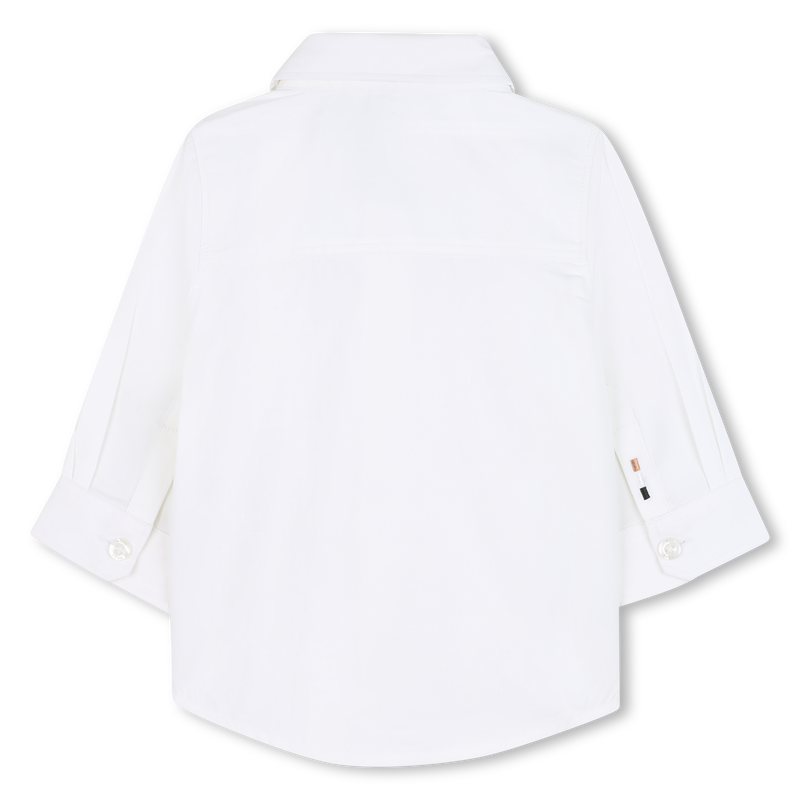 Lang&auml;rmliges Baumwollhemd BOSS 
                        JUNGE