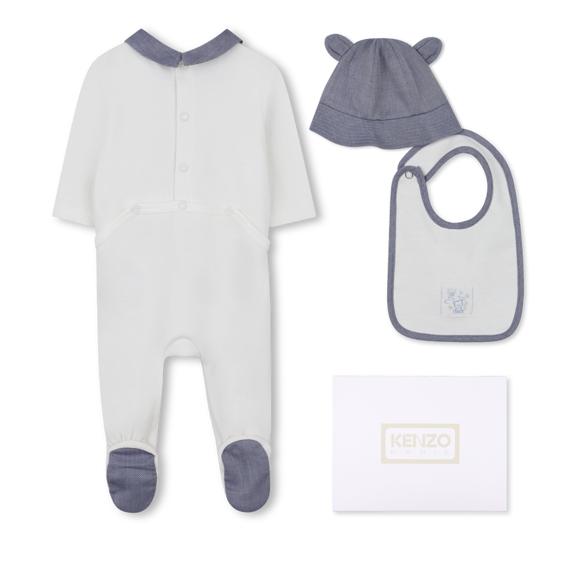 PAJAMA, BUCKET HAT UND L&Auml;TZCHEN SET KENZO KIDS 
                        JUNGE