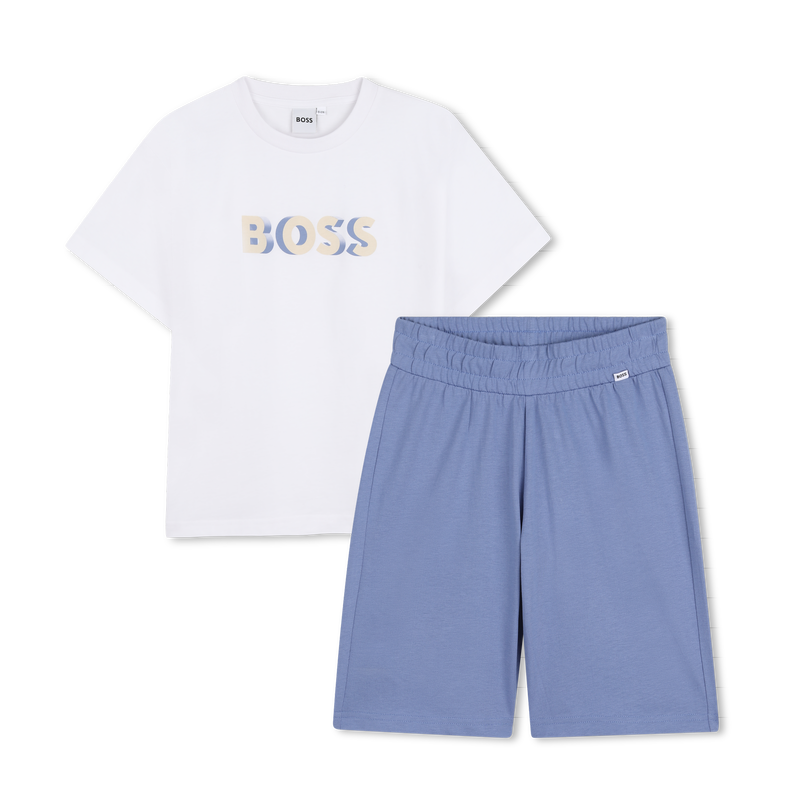 T-SHIRT + BERMUDA-SET BOSS 
                        JUNGE