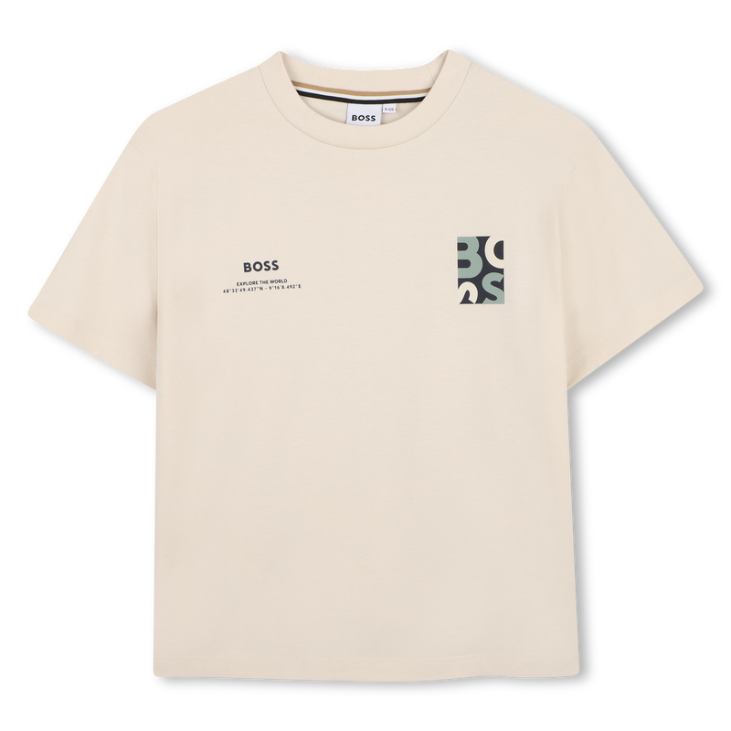 KURZ&Auml;RMELIGES T-SHIRT BOSS 
                        JUNGE