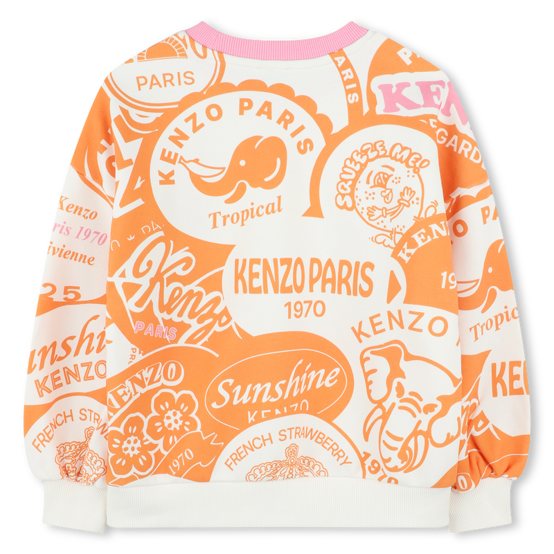 Sweatshirt aus Molton KENZO KIDS 
                        M&Auml;DCHEN