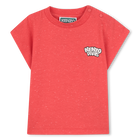 T-shirt mit druckknopf&ouml;ffnung KENZO KIDS 
                    M&Auml;DCHEN