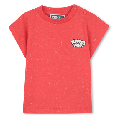 T-SHIRT MIT DRUCKKNOPF&Ouml;FFNUNG KENZO KIDS M&Auml;DCHEN