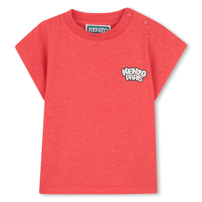 T-SHIRT MIT DRUCKKNOPF&Ouml;FFNUNG KENZO KIDS 
                        M&Auml;DCHEN