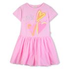 Kleid aus bi-material BILLIEBLUSH 
                    M&Auml;DCHEN