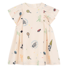 Poplin kleid KENZO KIDS 
                    M&Auml;DCHEN