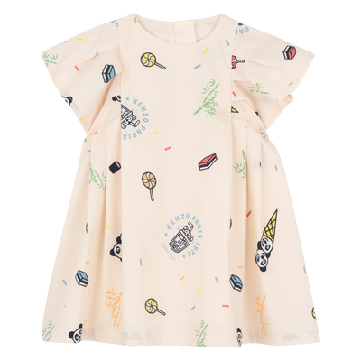 POPLIN KLEID KENZO KIDS M&Auml;DCHEN