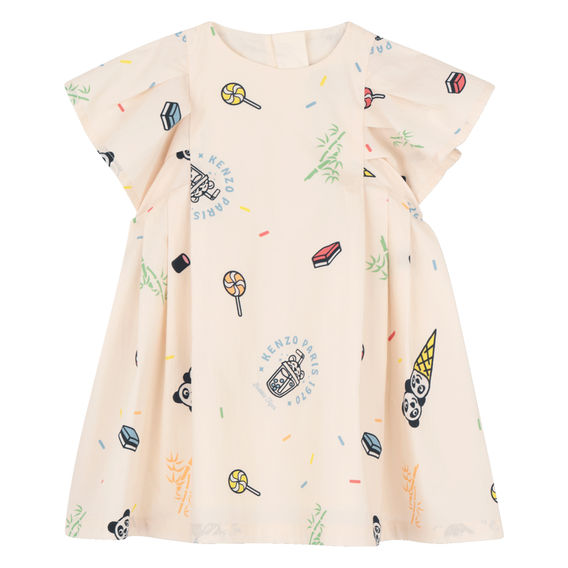 POPLIN KLEID KENZO KIDS 
                        M&Auml;DCHEN