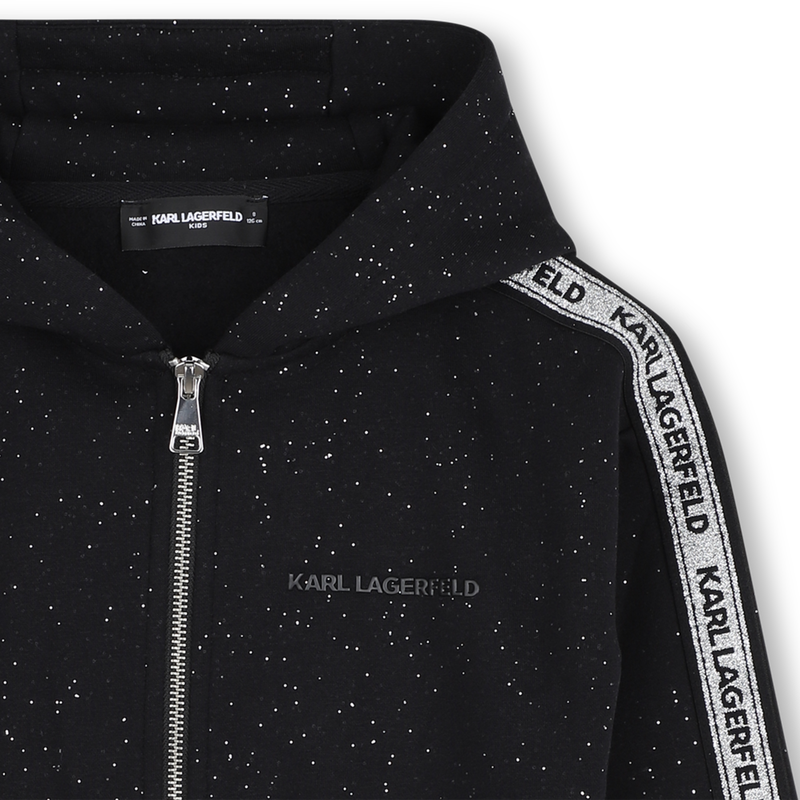Kapuzensweatshirt KARL LAGERFELD KIDS 
                        M&Auml;DCHEN