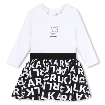Langarmkleid KARL LAGERFELD KIDS M&Auml;DCHEN