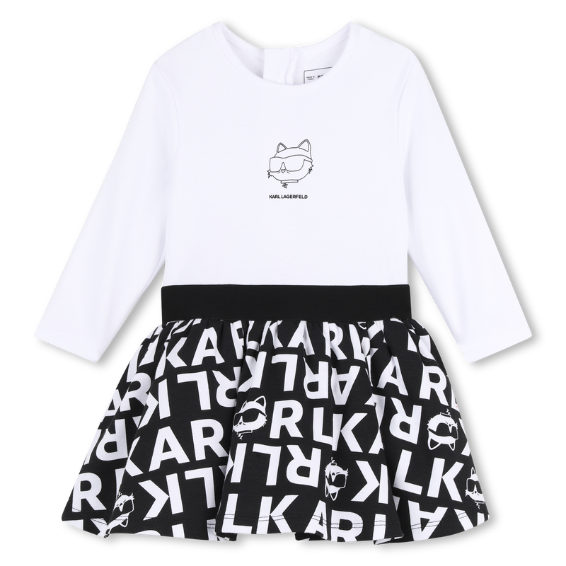 Langarmkleid KARL LAGERFELD KIDS 
                        M&Auml;DCHEN