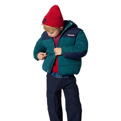 Zweifarbige Daunenjacke TIMBERLAND JUNGE