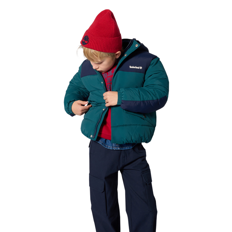 Zweifarbige Daunenjacke TIMBERLAND 
                        JUNGE