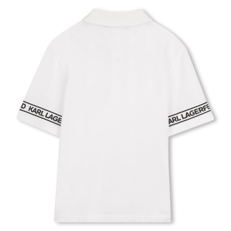 KURZ&Auml;RMELIGES POLOSHIRT KARL LAGERFELD KIDS 
                        JUNGE