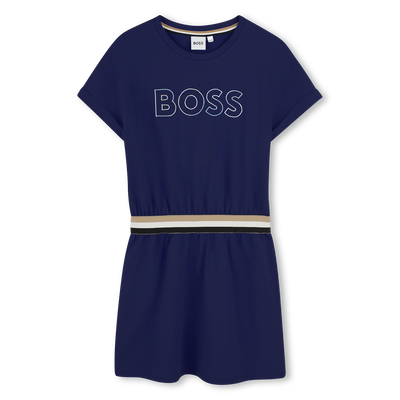 Kurz&auml;rmeliges Kleid BOSS M&Auml;DCHEN