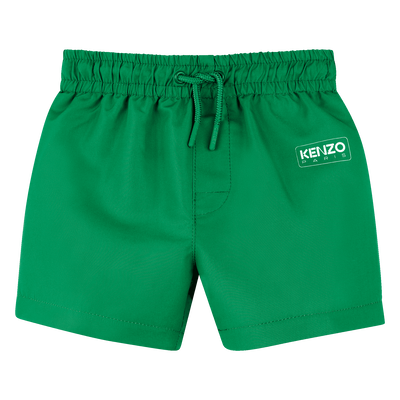 Badeshorts mit Logo KENZO KIDS JUNGE