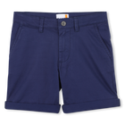 Verstellbare Bermudas aus Twill, MITTELALTERLICHES BLAU, hi-res