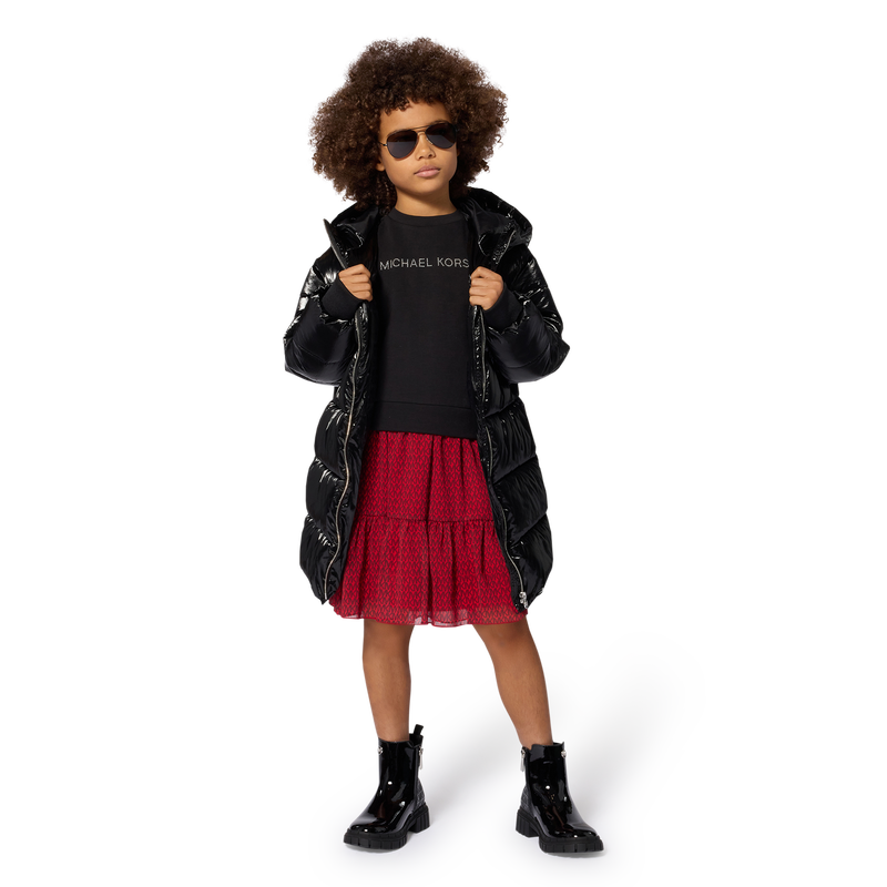 Steppjacke mit Kapuze MICHAEL KORS 
                        M&Auml;DCHEN