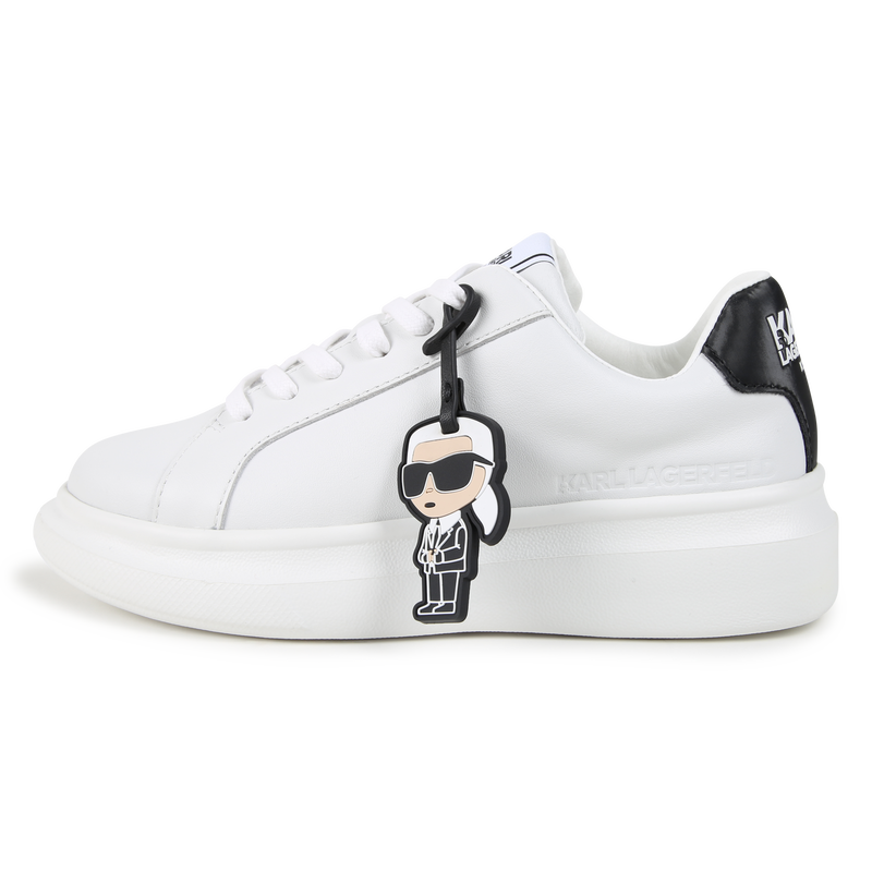 Ledersneaker mit Schn&uuml;rung KARL LAGERFELD KIDS 
                        JUNGE