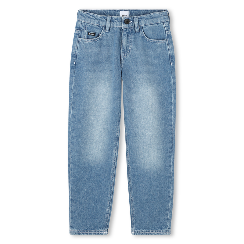 Weite 5-Pocket-Baumwolljeans BOSS 
                        JUNGE