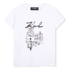T-Shirt mit kurzen &Auml;rmeln KARL LAGERFELD KIDS 
                    M&Auml;DCHEN
