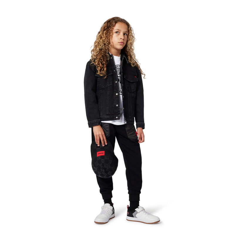 Sneaker mit elastischen Schn&uuml;rsenkeln HUGO 
                        JUNGE