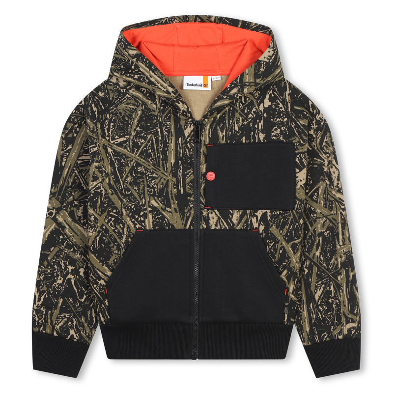 Molton-Cardigan mit Kapuze TIMBERLAND 
                        JUNGE