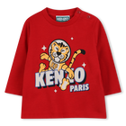 Langarm-T-Shirt KENZO KIDS 
                    JUNGE