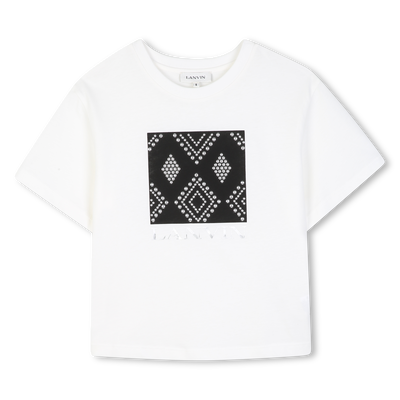 T-Shirt mit kurzen &Auml;rmeln LANVIN M&Auml;DCHEN
