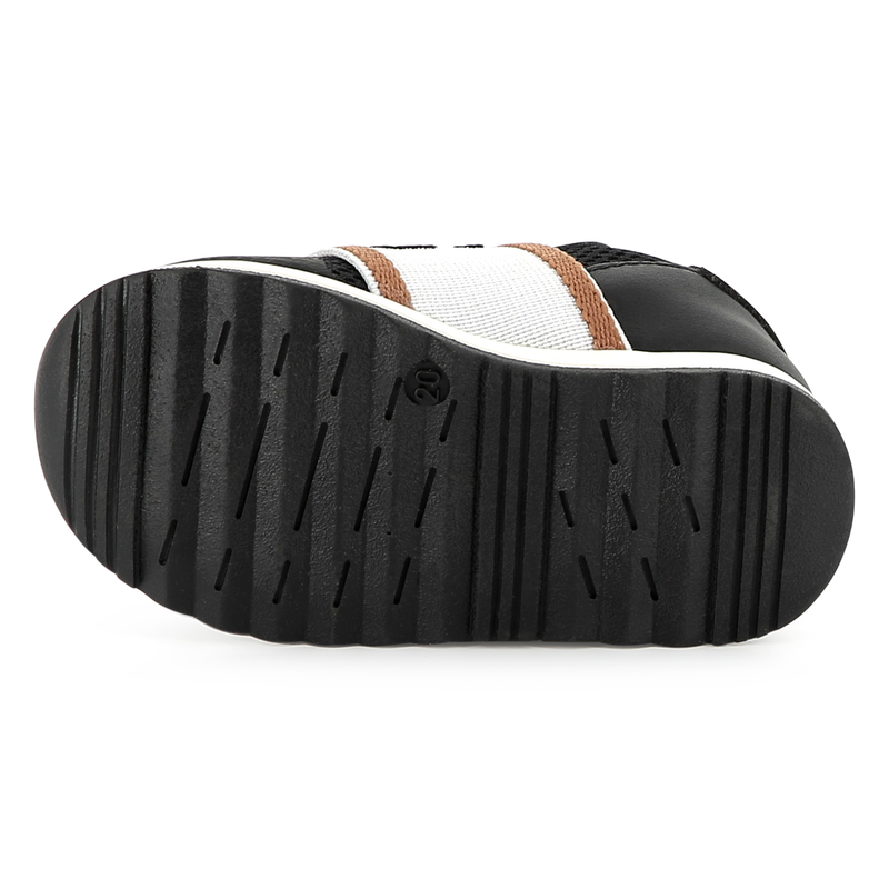 Ledersneaker mit Mesh BOSS 
                        JUNGE