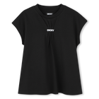 Flie&szlig;endes Baumwoll-T-Shirt DKNY 
                    M&Auml;DCHEN