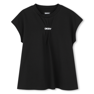 Flie&szlig;endes Baumwoll-T-Shirt DKNY M&Auml;DCHEN