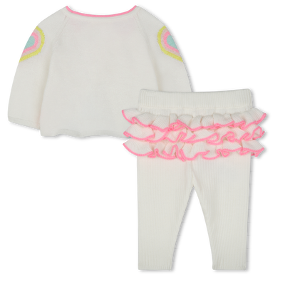 Strick-Ensemble aus Baumwolle BILLIEBLUSH M&Auml;DCHEN