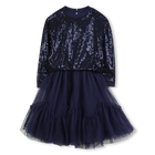 Kleid aus zwei Materialien BILLIEBLUSH 
                    M&Auml;DCHEN
