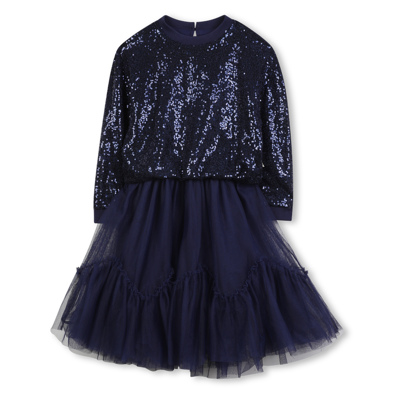 Kleid aus zwei Materialien BILLIEBLUSH 
                        M&Auml;DCHEN