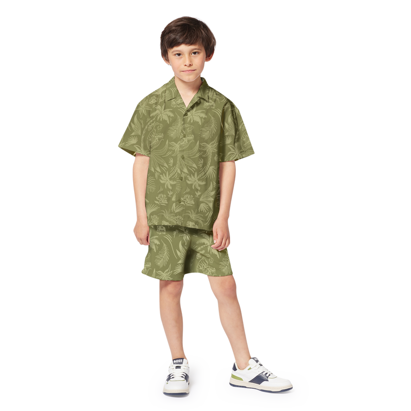 Schn&uuml;rsneaker aus Materialmix BOSS 
                        JUNGE