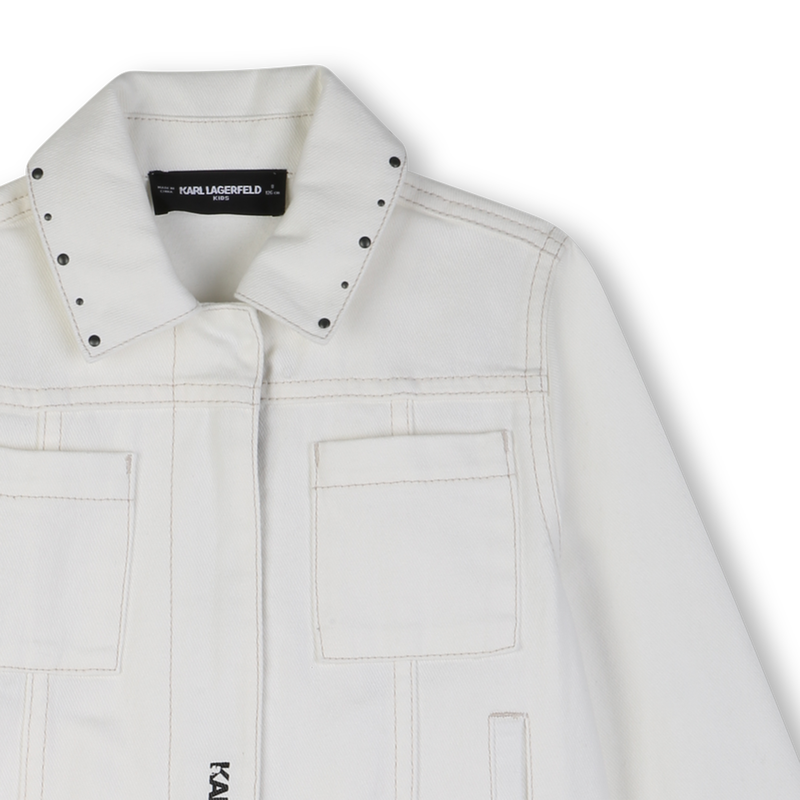 JACKE MIT REISSVERSCHLUSS KARL LAGERFELD KIDS 
                        M&Auml;DCHEN