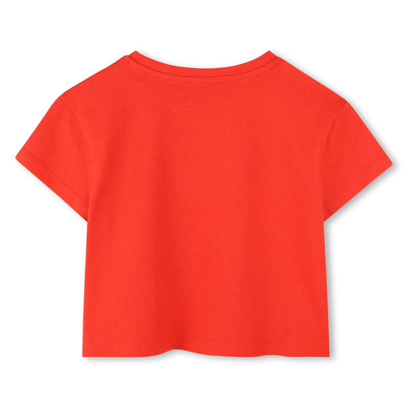 Kurzes Baumwoll-T-Shirt MICHAEL KORS 
                        M&Auml;DCHEN