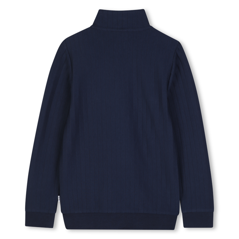 GESTREIFTE STRICKJACKE BOSS 
                        JUNGE