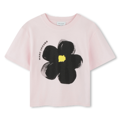 Kurzarm-T-Shirt aus Baumwolle MARC JACOBS M&Auml;DCHEN
