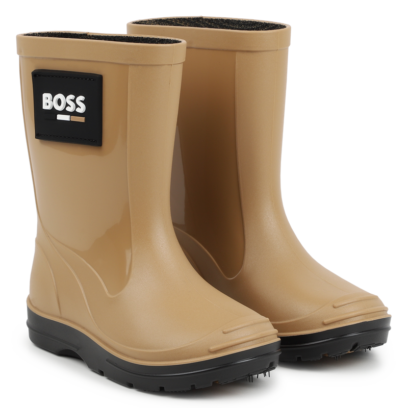 Regenstiefel aus 2 Materialien BOSS 
                        JUNGE