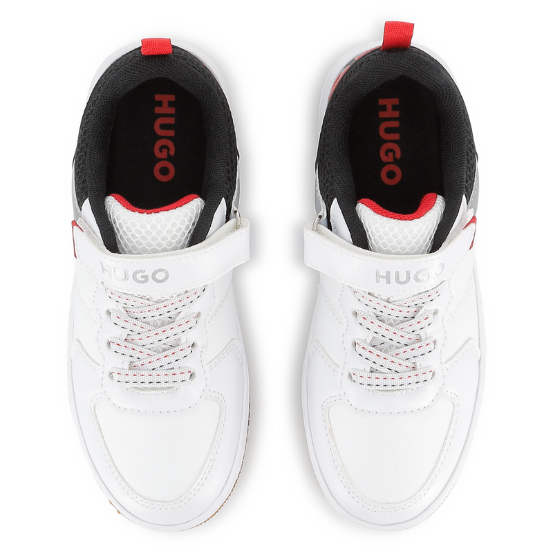 Sneaker mit elastischen Schn&uuml;rsenkeln HUGO 
                        JUNGE
