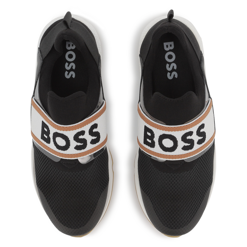 Niedrige Sneaker mit Stretch BOSS 
                        JUNGE