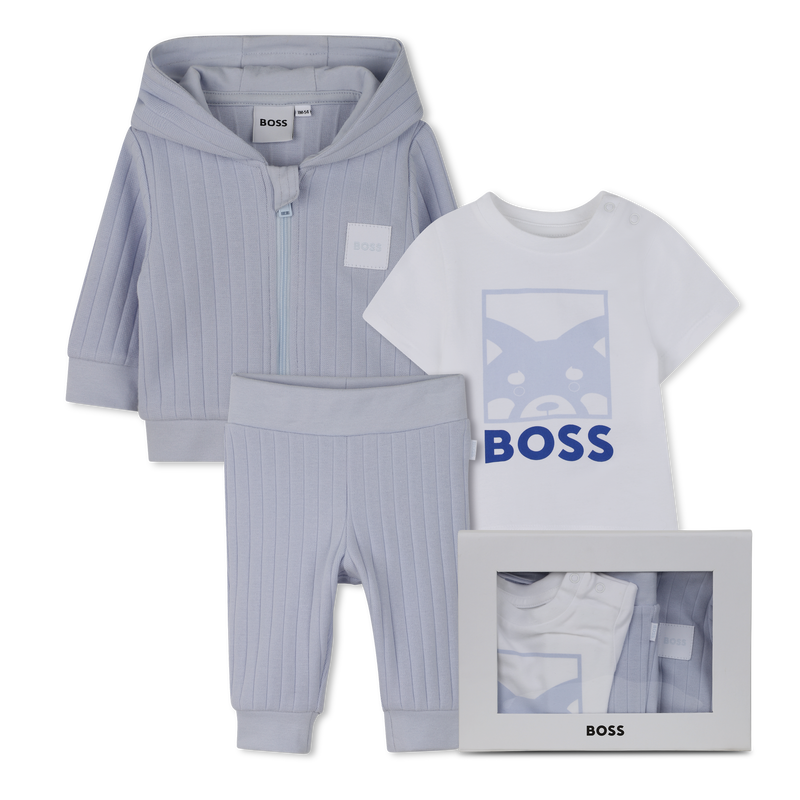 Strickjacke + hose + t-shirt-set BOSS 
                        JUNGE
