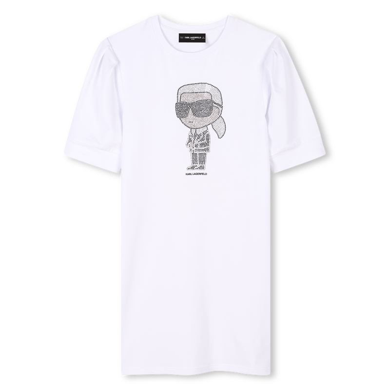 Kurz&auml;rmeliges Kleid KARL LAGERFELD KIDS 
                        M&Auml;DCHEN