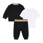 T-shirt + hose + strickjacke set BOSS 
                    JUNGE