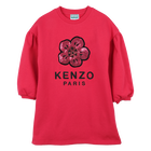Sweatshirt-Kleid mit Ballon&auml;rmeln KENZO KIDS 
                    M&Auml;DCHEN