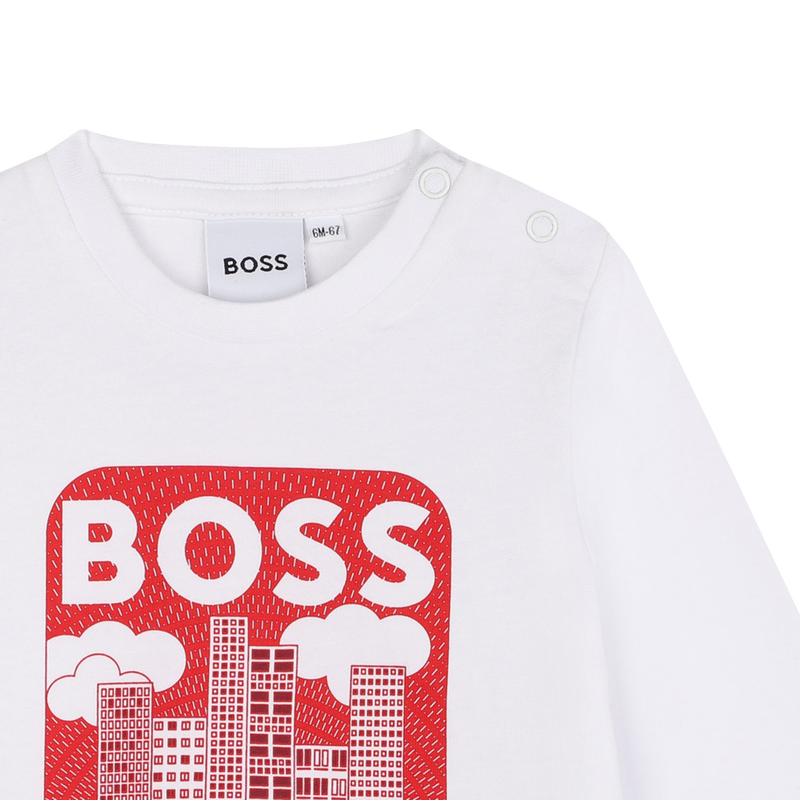 Langarmshirt aus Baumwolle BOSS 
                        JUNGE